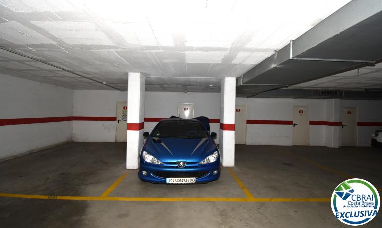 Underground parking with storage room